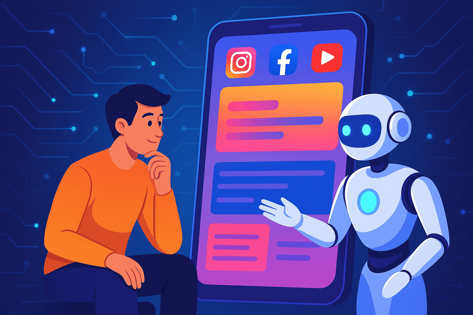 利用 AI 進行社群媒體內容生成:打造高效、吸睛又個性化的行銷策略