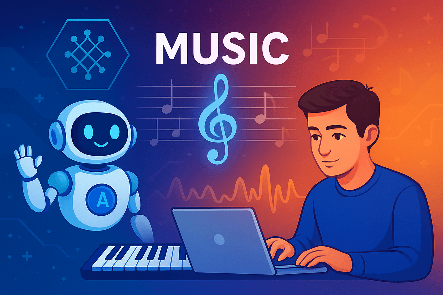 使用 AI 進行音樂生成與編曲:創作與科技的全新交會